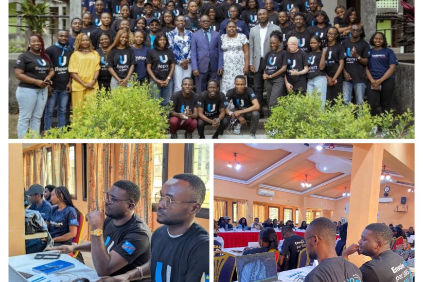 Atelier de renforcement des capacités : U-Report RDC et les Veilleurs du Web à l’école de l’UNICEF